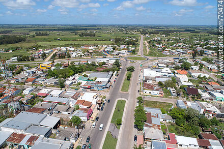 Aerial view of route 7 - Department of Canelones - URUGUAY. Photo #70474