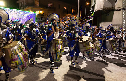 Llamadas parade 2018. Drummers - Department of Montevideo - URUGUAY. Photo #71145