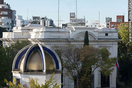 Dome in front of the Russian Embassy - Department of Montevideo - URUGUAY. Photo #72045