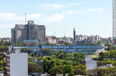 Estadio Centenario y Hospital de Clínicas - Departamento de Montevideo - URUGUAY. Foto No. 72049