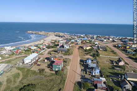 Aerial view of Punta del Diablo - Department of Rocha - URUGUAY. Photo #73079