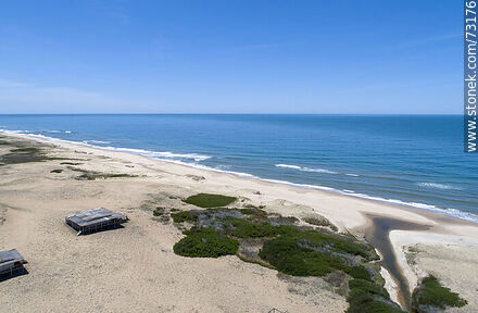 Aerial view of the Oceanía del Polonio beach resort - Department of Rocha - URUGUAY. Photo #73176