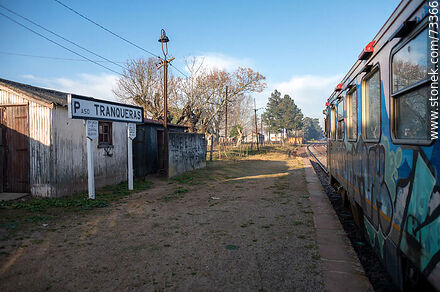 Estación de trenes Paso Tranqueras - Departamento de Rivera - URUGUAY. Foto No. 73366