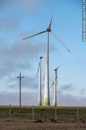 Peralta wind farm windmills - Tacuarembo - URUGUAY. Photo #74119