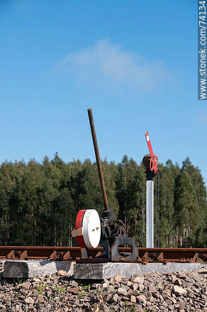 Track switching tool for trains - Tacuarembo - URUGUAY. Photo #74134