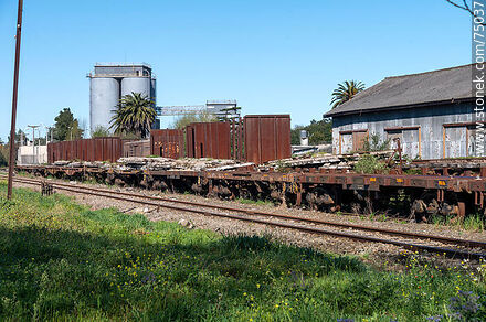 Old open freight cars - Department of Montevideo - URUGUAY. Photo #75037