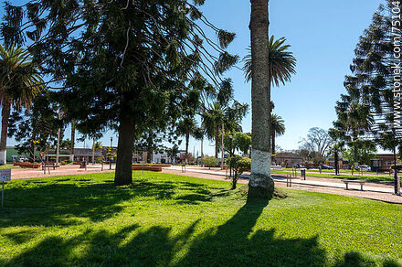 Santa Rosa Square - Department of Canelones - URUGUAY. Photo #75104