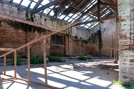 San Ramon Railway Station. Remains of the loading shed - Department of Canelones - URUGUAY. Photo #75239