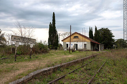 Former Monte Coral train station - Department of Florida - URUGUAY. Photo #75535