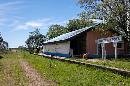 Estación de trenes Puntas de Maciel. Espacio para las nuevas vías de UPM - Departamento de Florida - URUGUAY. Foto No. 76343