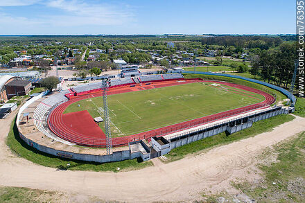 Aerial view of the Silvestre Octavio Landoni stadium - Durazno - URUGUAY. Photo #76395