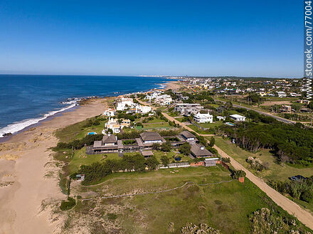 Aerial view of Punta Piedras - Punta del Este and its near resorts - URUGUAY. Photo #77004