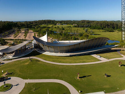 Aerial view of the Atchugarry Museum of Contemporary Art - Punta del Este and its near resorts - URUGUAY. Photo #77143