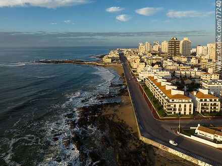 Aerial view of the corner of 26th and 30th Streets - Punta del Este and its near resorts - URUGUAY. Photo #77240