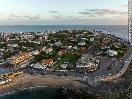 Aerial view of the peninsula in the late afternoon. - Punta del Este and its near resorts - URUGUAY. Photo #77170