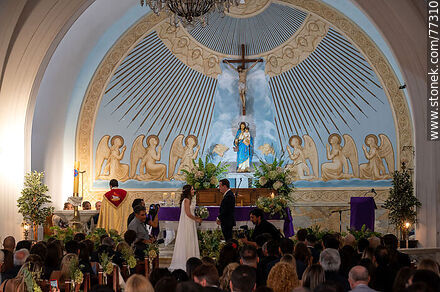 Wedding at La Candelaria Church - Punta del Este and its near resorts - URUGUAY. Photo #77310