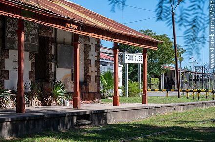 Estación de trenes de Rodríguez - Departamento de San José - URUGUAY. Foto No. 77543