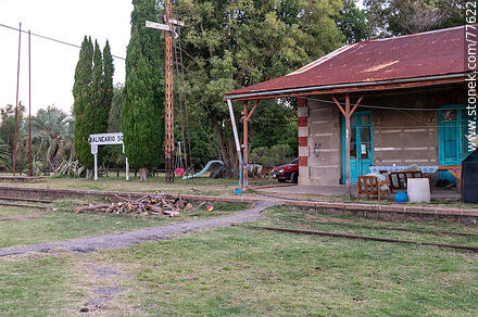 Antigua estación de trenes Balneario Solís - Departamento de Maldonado - URUGUAY. Foto No. 77622