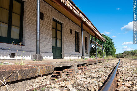 Estación de trenes Olmos - Departamento de Canelones - URUGUAY. Foto No. 77647