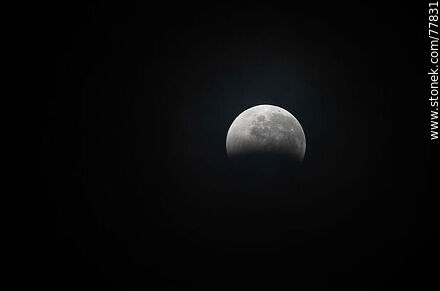 Final stage of the lunar eclipse of May 16, 2022 -  - MORE IMAGES. Photo #77831