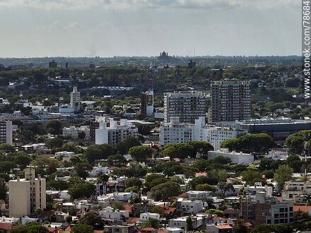 Aerial view of the city of Montevideo - Department of Montevideo - URUGUAY. Photo #78684