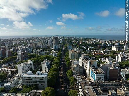 Foto aérea de Bulevar Artigas hacia el sur - Departamento de Montevideo - URUGUAY. Foto No. 78986
