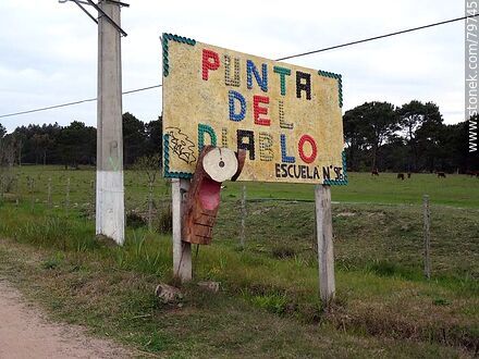Punta del Diablo poster from school No. 96 - Department of Rocha - URUGUAY. Photo #79745
