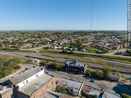 Aerial view of the Florida train station. May 2023 - Department of Florida - URUGUAY. Photo #80745