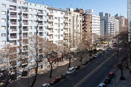 Aerial view of Bulevar España - Department of Montevideo - URUGUAY. Photo #81875