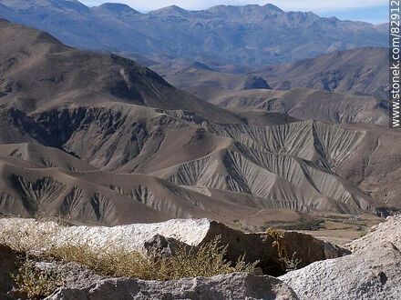 Mountain folds of the Andes - Chile - Others in SOUTH AMERICA. Photo #82912