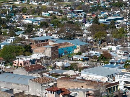 Vista aérea de Young - Departamento de Río Negro - URUGUAY. Foto No. 83407