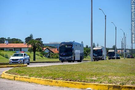 Ómnibus con los jugadores del equipo de fútbol de Fortaleza (Brasil) - Punta del Este y balnearios cercanos - URUGUAY. Foto No. 84875