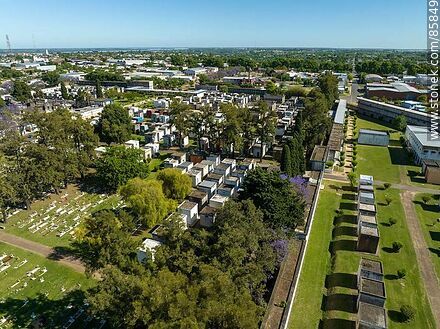 Aerial view of the Central Cemetery - Department of Paysandú - URUGUAY. Photo #85849