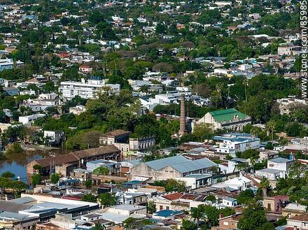 Aerial view of the city of Salto - Department of Salto - URUGUAY. Photo #85985