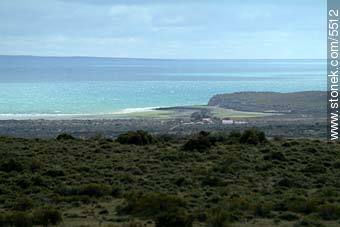 View from Istmus Museum to Gulf of San Jose - Province of Chubut - ARGENTINA. Photo #5512