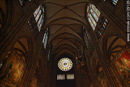 Interior de la Catedral de Estrasburgo - Región de Alsacia - FRANCIA. Foto No. 29126