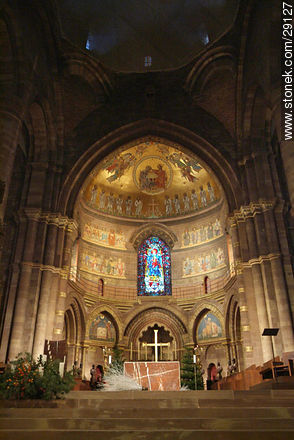 Inside the Cathedral of Strasbourg - Region of Alsace - FRANCE. Photo #29127