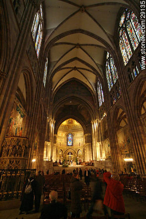 Inside the Cathedral of Strasbourg - Region of Alsace - FRANCE. Photo #29135