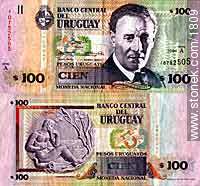 $100 = U$S 5.00 -  - URUGUAY. Foto No. 1809