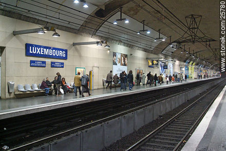 Estación Luxembourg - París - FRANCIA. Foto No. 25780