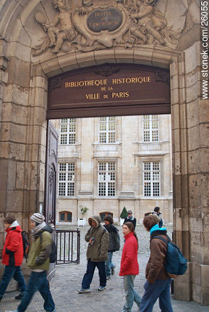 Biblioteque Historique de la ville de Paris - París - FRANCIA. Foto No. 26055